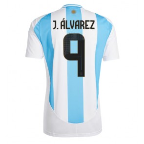 Argentina Julian Alvarez #9 Domácí Dres Copa America 2024 Krátký Rukáv